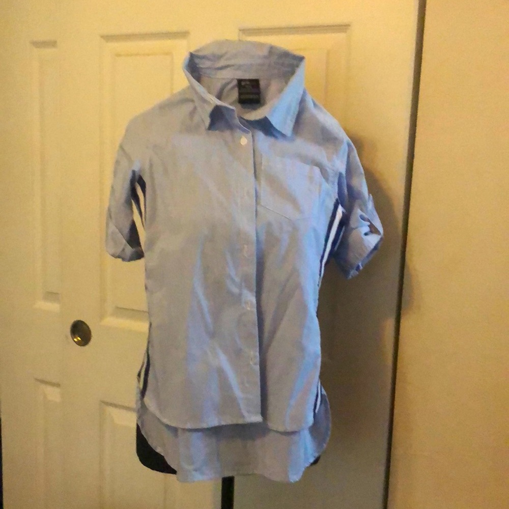 Cute stripe blue shirt